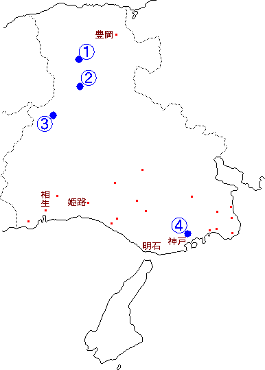 兵庫の地図