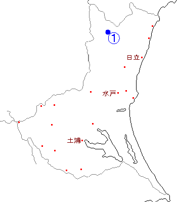 茨城の地図