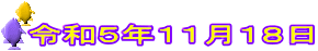 令和５年１１月１８日